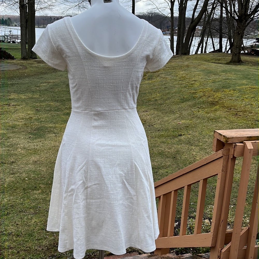 Anthropologie Maeve sweet cream dress S - Picture 3 of 10
